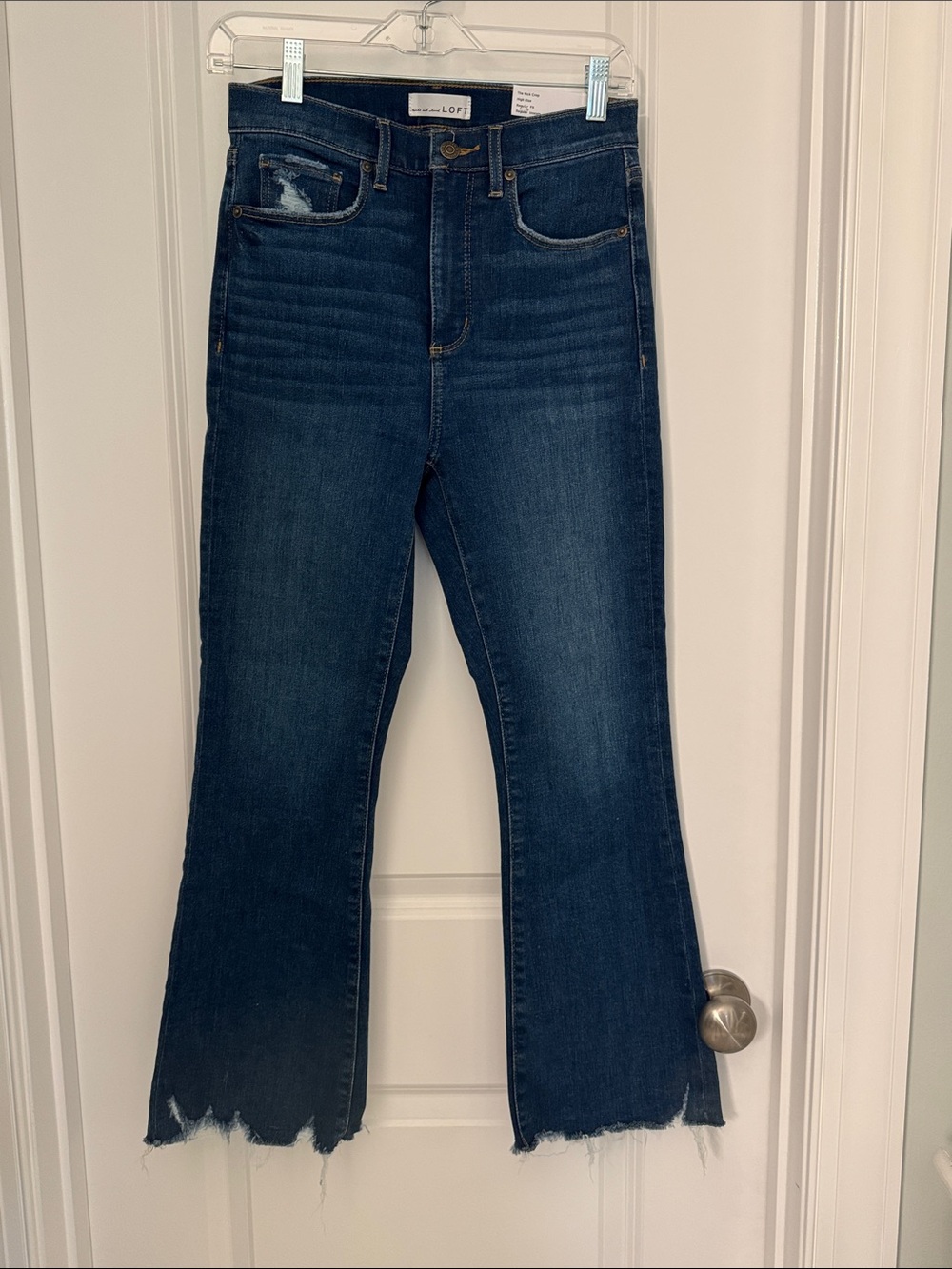 NWT LOFT Kick Crop High Rise Jeans - Picture 2 of 9